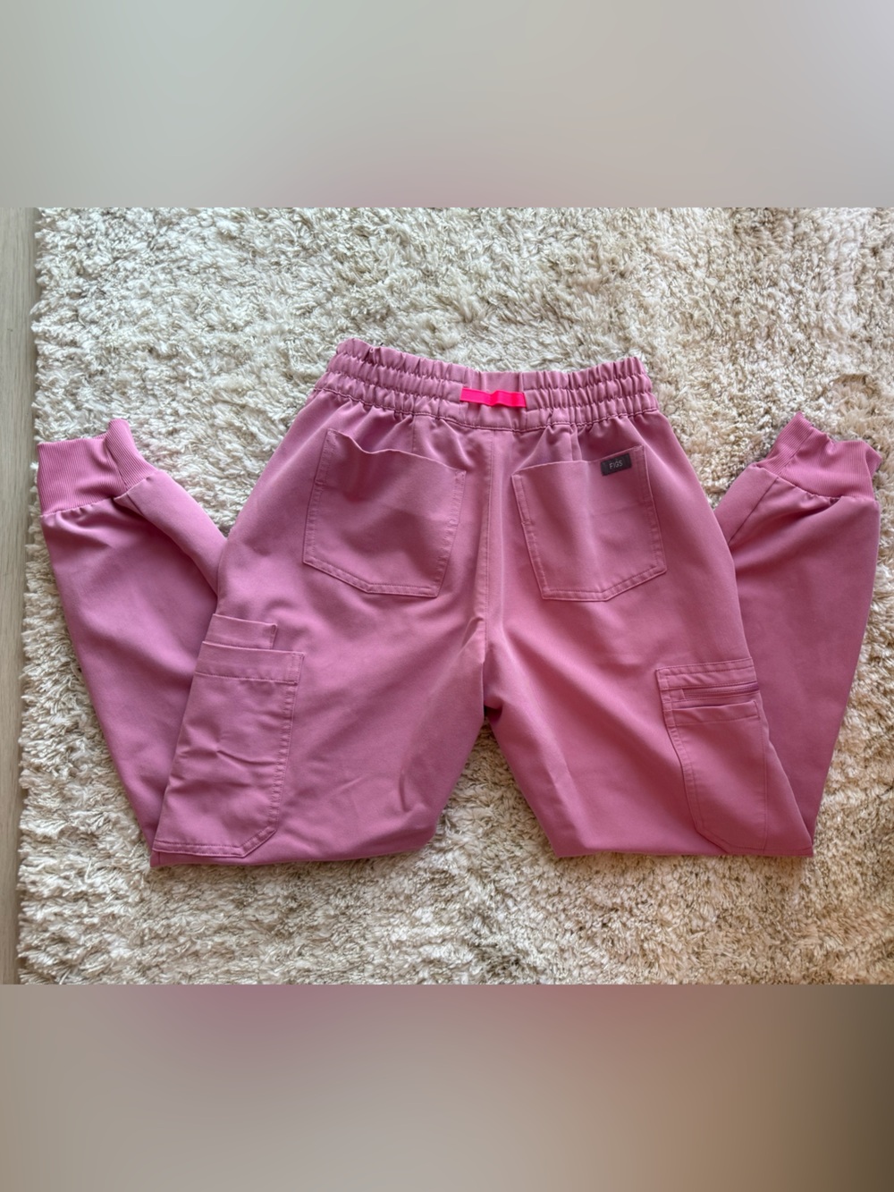 Figs Chalk Pink Joggers - Picture 2 of 2